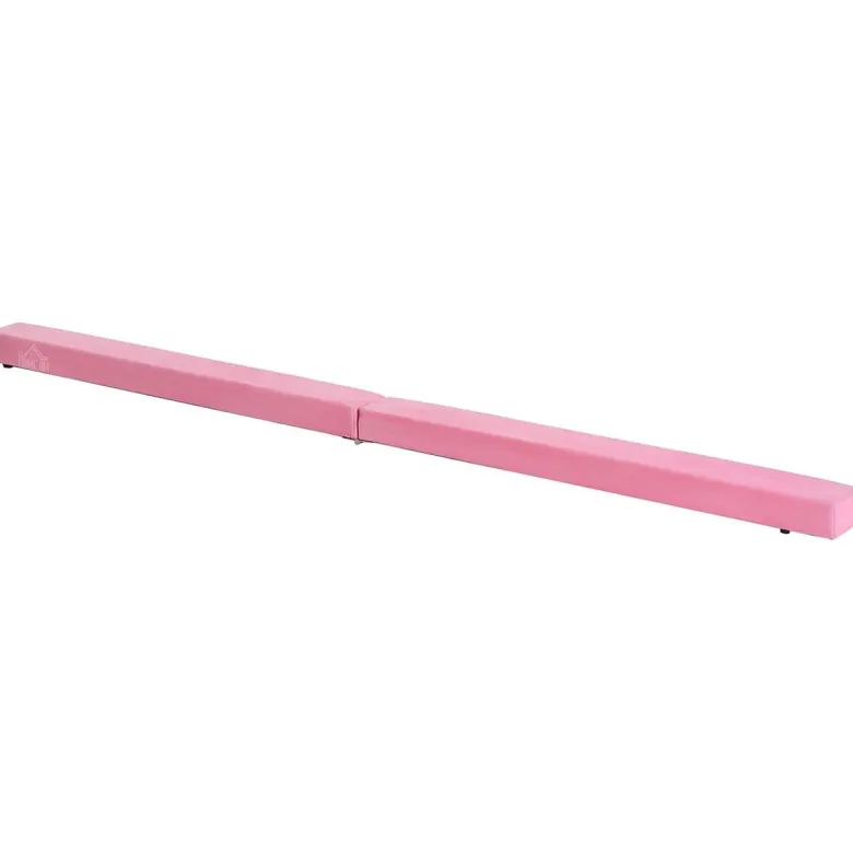 HOMCOM Fitness-Zubehör rosa Holz B/H/L: ca. 10x210x6,5 cm