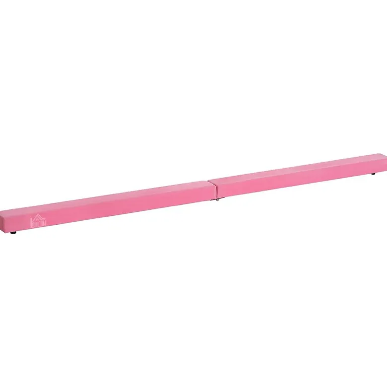 HOMCOM Fitness-Zubehör rosa Holz B/H/L: ca. 10x210x6,5 cm