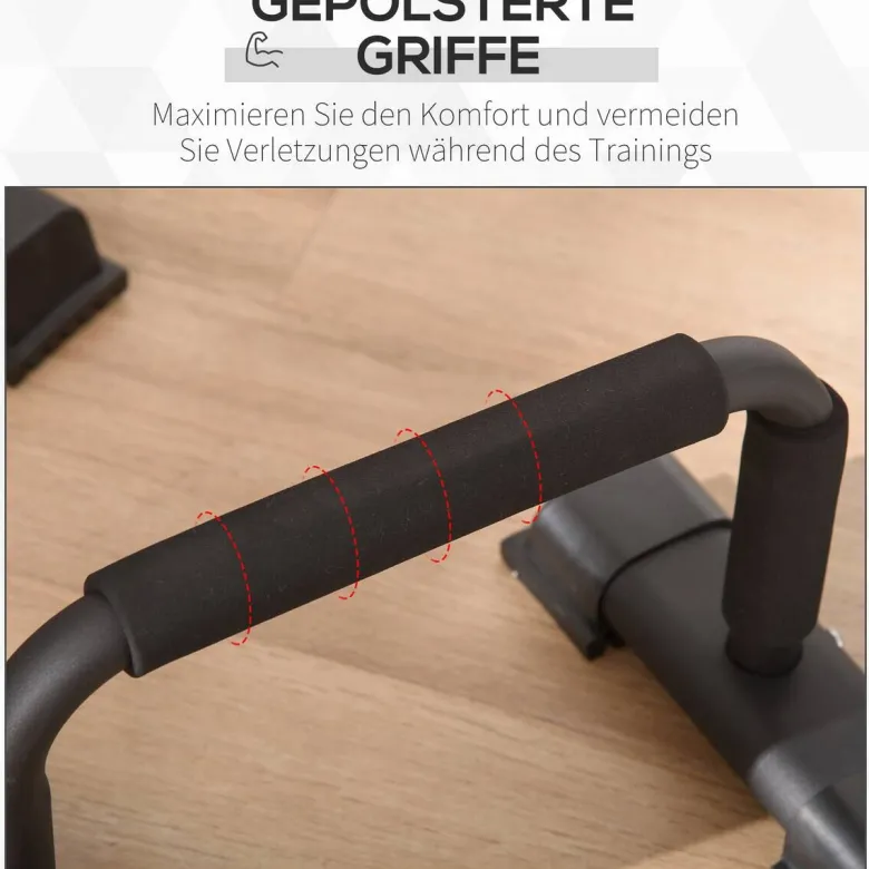 HOMCOM Fitness-Zubehör schwarz Kunststoff B/H/L: ca. 25x36x20 cm