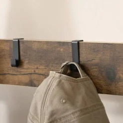 HOMCOM Garderobe schwarz Polypropylen B/H/L: ca. 34x72x185 cm