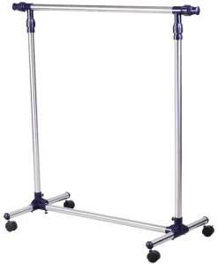 HOMCOM Garderobe silber Edelstahl B/H/L: ca. 45x86x95 cm
