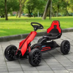 HOMCOM Go Kart rot B/H/L: ca. 58x58,5x100 cm