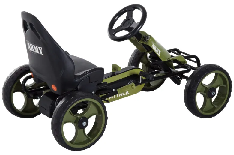 HOMCOM Go Kart schwarz B/H/L: ca. 54x61x105 cm