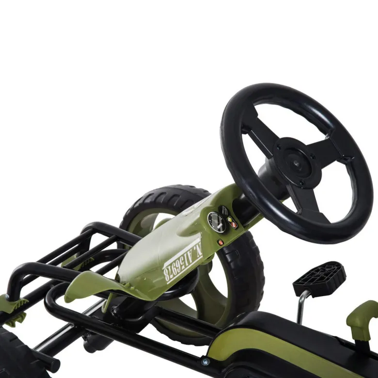 HOMCOM Go Kart schwarz B/H/L: ca. 54x61x105 cm