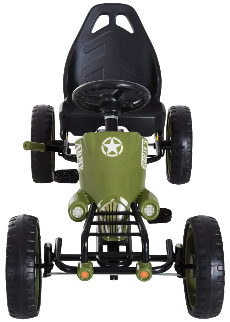 HOMCOM Go Kart schwarz B/H/L: ca. 54x61x105 cm