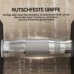 HOMCOM Gummi-Hantel schwarz Gummi B/H/L: ca. 14,8x32,6x14,8 cm