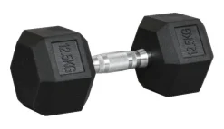 HOMCOM Hantel Gewichtstraining silber Metall B/H/L: ca. 32,6x9,9x14,8 cm