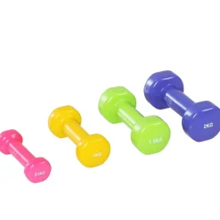 HOMCOM Hantelset bunt Eisen B/H/L: ca. 30x8x41 cm