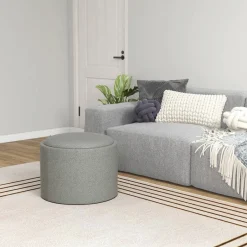 HOMCOM Hocker grau B/H/L: ca. 56x56x42 cm