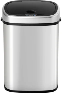 HOMCOM Kücheneimer silber B/H/L: ca. 29,5x57x40,5 cm