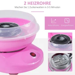 HOMCOM Küchengerät 800-016PK rosa Edelstahl Polypropylen B/H/L: ca. 26x27x18 cm