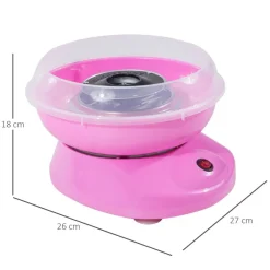 HOMCOM Küchengerät 800-016PK rosa Edelstahl Polypropylen B/H/L: ca. 26x27x18 cm