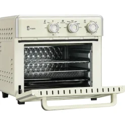 HOMCOM Küchengerät 800-152V90CW cremeweiß Edelstahl B/H/L: ca. 37,7x36x34,5 cm