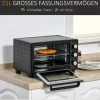 HOMCOM Küchengerät 800-085V90 schwarz Polypropylen B/H/L: ca. 38,5x46x29 cm