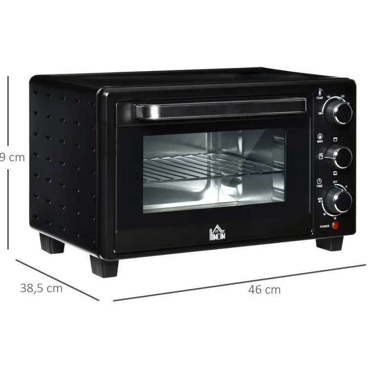HOMCOM Küchengerät 800-085V90 schwarz Polypropylen B/H/L: ca. 38,5x46x29 cm