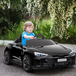 HOMCOM Kinder-Elektroauto schwarz B/H/L: ca. 58x41x103 cm