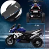 HOMCOM Kinder Elektromotorrad weiß B/H/L: ca. 42x52x86 cm