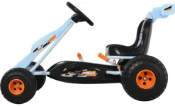 HOMCOM Kinder-Go-Kart hellblau B/H/L: ca. 66x59x97 cm