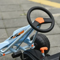 HOMCOM Kinder-Go-Kart hellblau B/H/L: ca. 66x59x97 cm