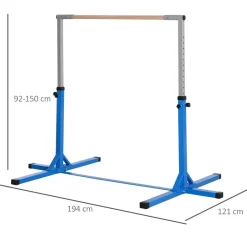 HOMCOM Kinder-Gymnastikstange B/H/L: ca. 121x150x194 cm