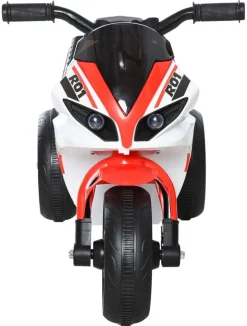 HOMCOM Kinder-Motorrad weiß B/H/L: ca. 39x48x74 cm