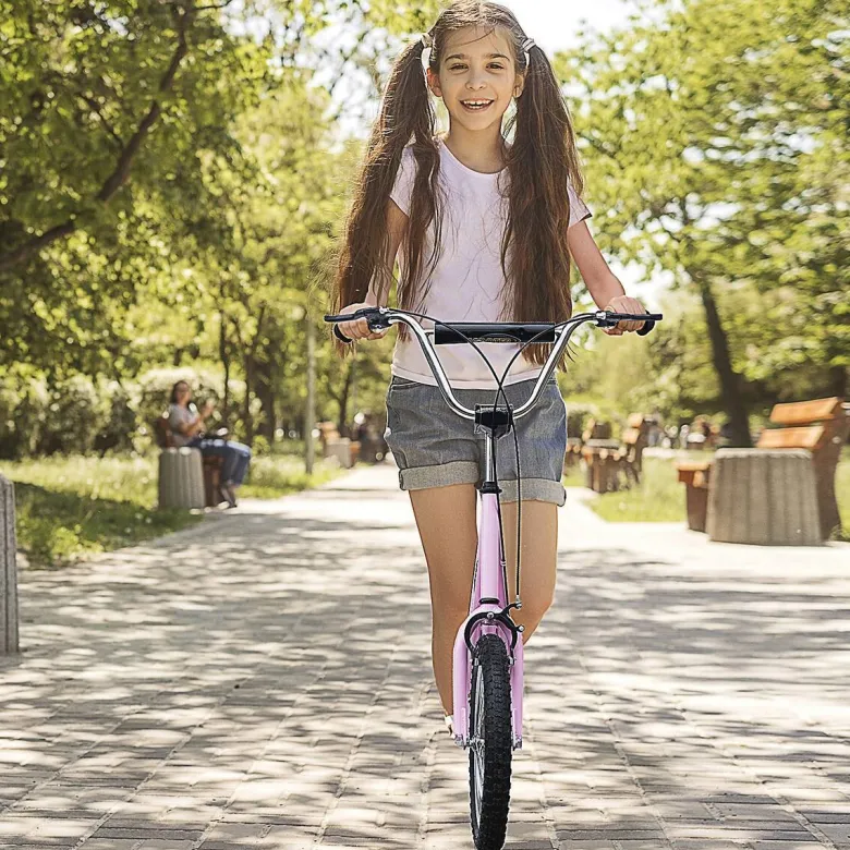 HOMCOM Kinderroller pink