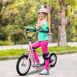 HOMCOM Kinderroller pink