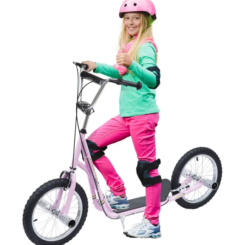 HOMCOM Kinderroller rosa