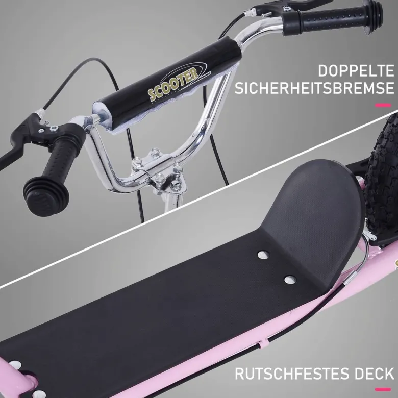 HOMCOM Kinderroller rosa