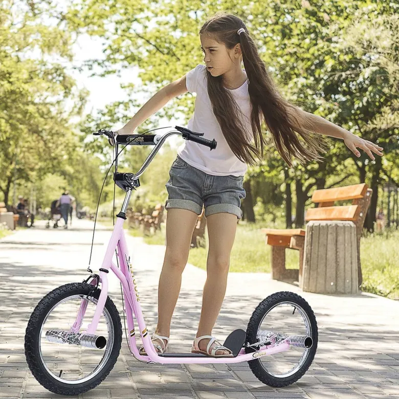 HOMCOM Kinderroller rosa