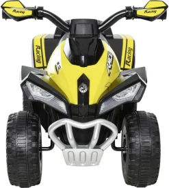 HOMCOM Kinder-Rutscherfahrzeug gelb B/H/L: ca. 38x44x67,5 cm