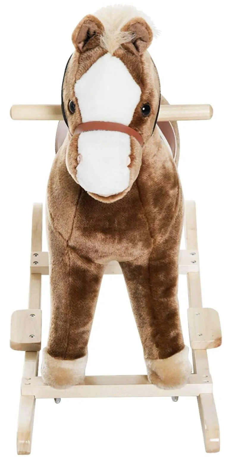 HOMCOM Kinder-Schaukelpferd B/H/L: ca. 33x62x74 cm
