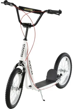 HOMCOM Kinderscooter weiß
