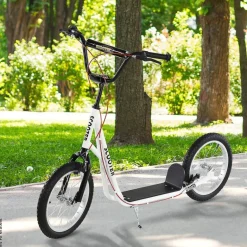 HOMCOM Kinderscooter weiß
