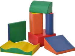 HOMCOM Kinder Softbausteine 7-tlg. B/H/L: ca. 40x60x11 cm