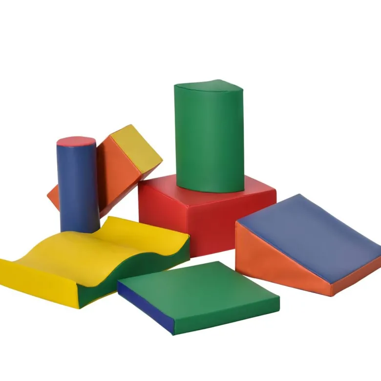 HOMCOM Kinder Softbausteine 7-tlg. B/H/L: ca. 40x60x11 cm