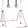 HOMCOM Kinderturnstange rosa B/H/L: ca. 105x128x148 cm