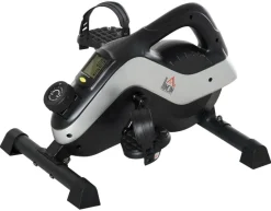 HOMCOM Mini Heimtrainer silber Kunststoff B/H/L: ca. 44x34x53 cm