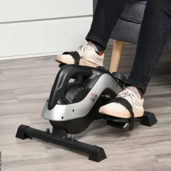 HOMCOM Mini Heimtrainer silber Kunststoff B/H/L: ca. 44x34x53 cm