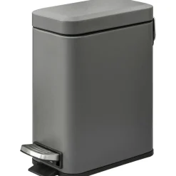 HOMCOM Mülleimer grau B/H/L: ca. 14x29,2x32 cm