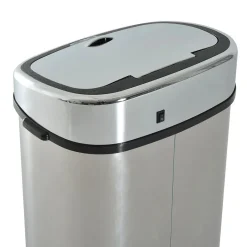 HOMCOM Mülleimer mit Sensor silber B/H/L: ca. 29,5x78x40,5 cm