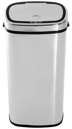 HOMCOM Mülleimer mit Sensor silber B/H/L: ca. 29,5x78x40,5 cm