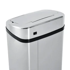 HOMCOM Mülleimer mit Sensor silber B/H/L: ca. 25x84x33 cm