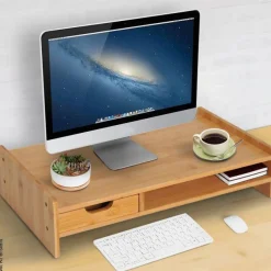 HOMCOM Monitorständer 920-042 920-042 natur