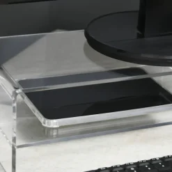 HOMCOM Monitorständer transparent