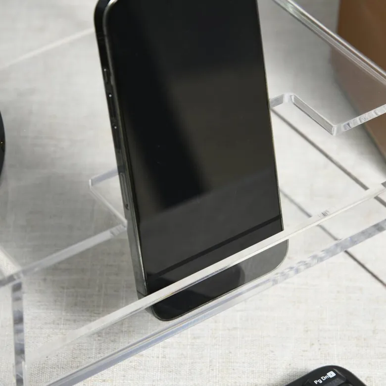 HOMCOM Monitorständer transparent