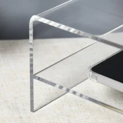 HOMCOM Monitorständer transparent