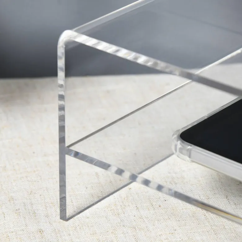 HOMCOM Monitorständer transparent