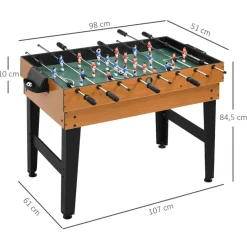 HOMCOM Multigame Spieltisch B/H/L: ca. 61x84,5x107 cm
