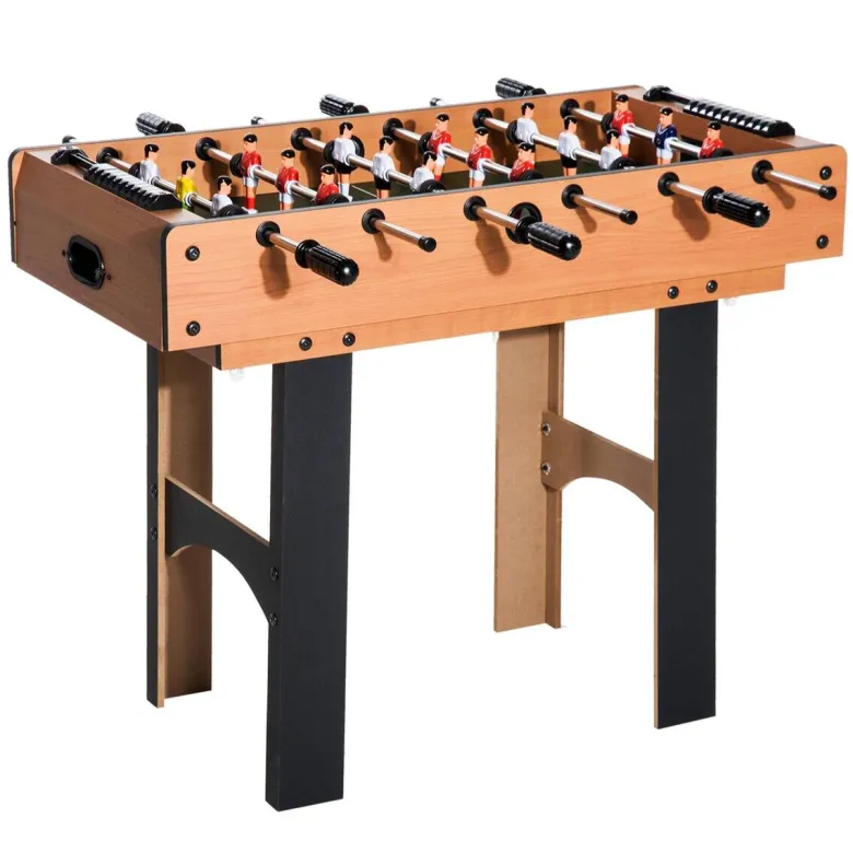 HOMCOM Multispieltisch schwarz MDF B/H/L: ca. 43x73x87 cm